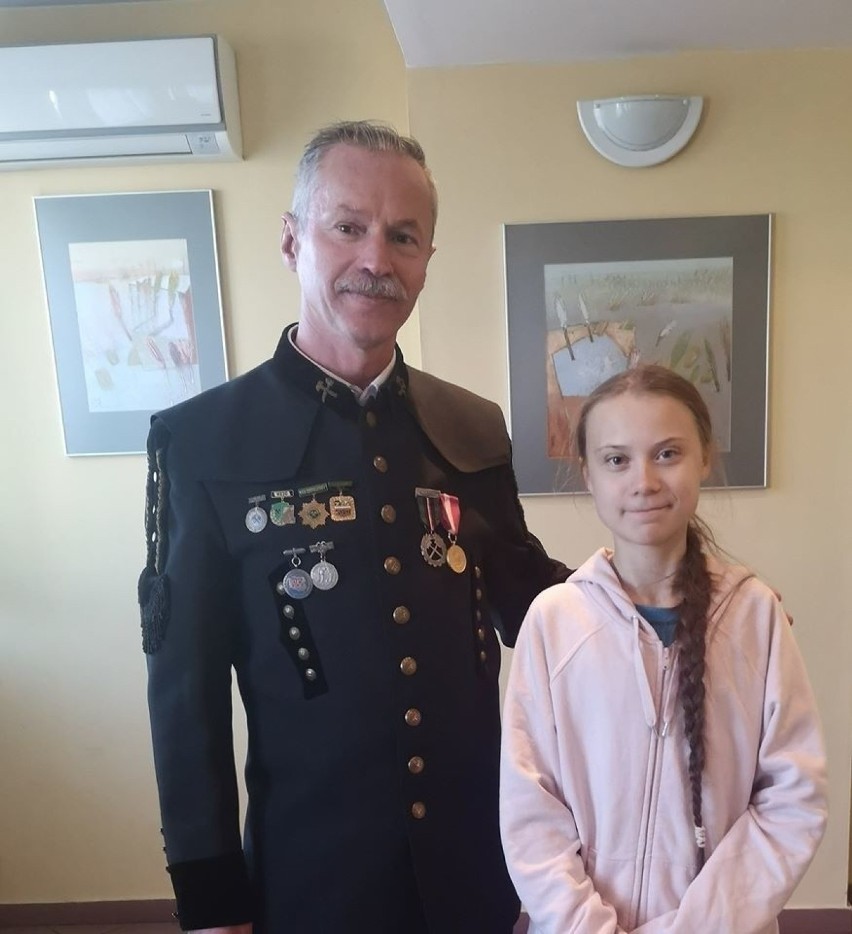 Greta Thunberg odwiedziła Zabrze. Była w kopalni Makoszowy i...