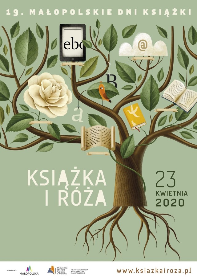 Tegoroczna edycja Małopolskich Dni Książki - "Książka i Róża" po raz pierwszy w całości odbędzie się w Internecie.