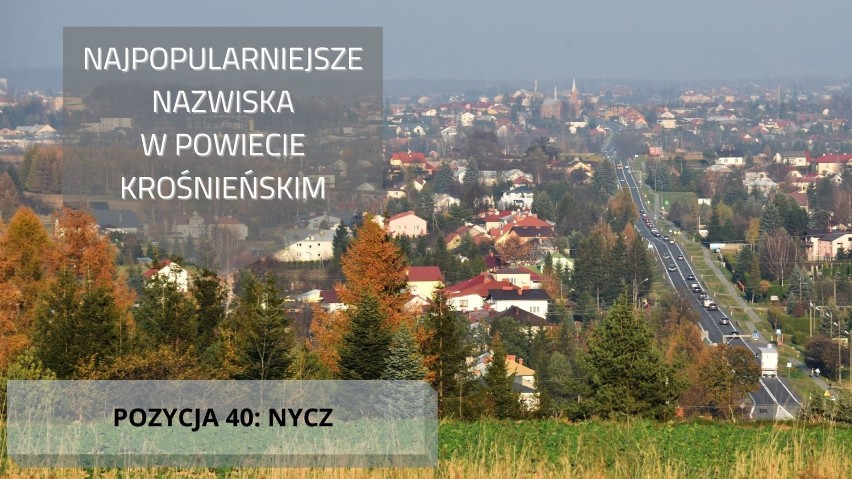 Oto najczęściej występujące nazwiska w powiecie krośnieńskim. Sprawdź, jak popularne jest Twoje nazwisko [TOP 40]