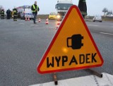 Wypadek w Cekanowie na DK91 (droga Piotrków - Rozprza). Trzy osoby ranne