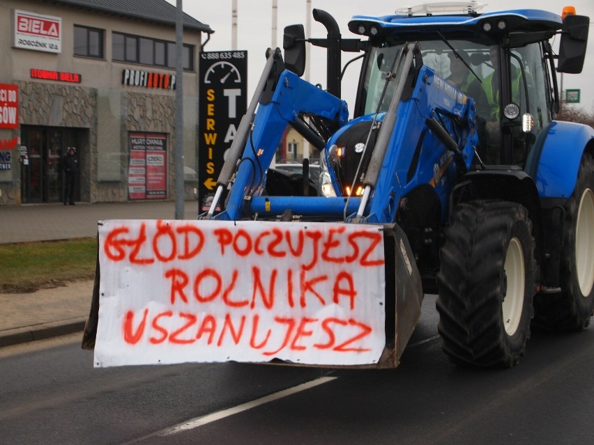 Protest rolników na Podhalu