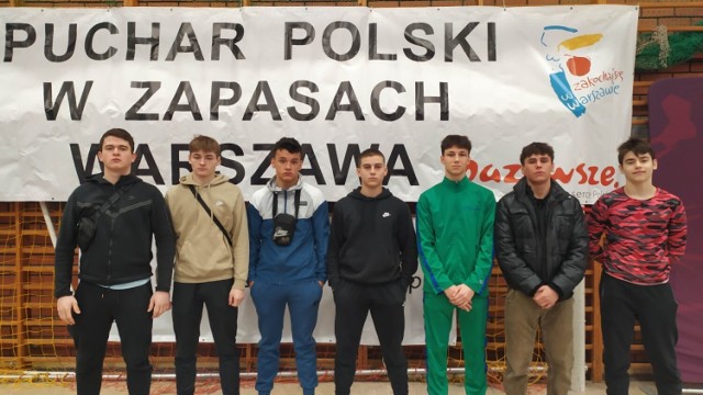 Zapaśnicy ZKS Radomsko walczyli w Pucharze Polski Kadetów w Warszawie