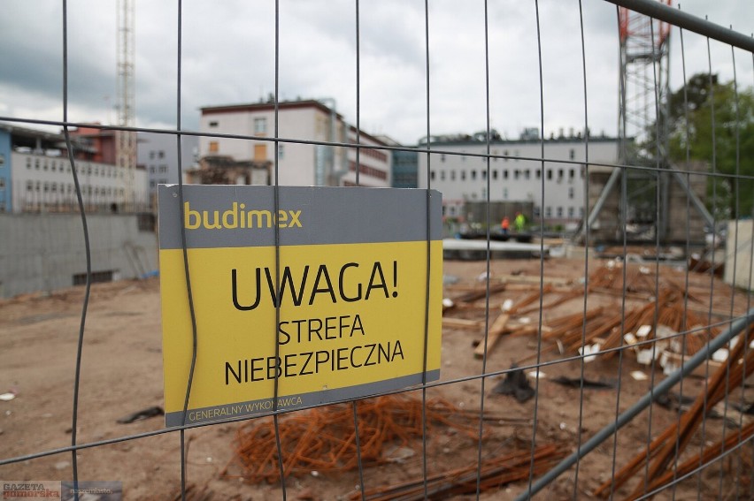 Tak wygląda budowa nowego pawilonu Wojewódzkiego Szpitala...