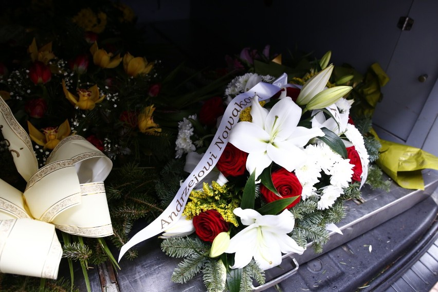 Pogrzeb Andrzeja Nowaka. Założyciel zespołu TSA spoczął z honorami na Powązkach Wojskowych