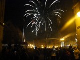 Krotoszynianie powitali Nowy Rok pokazem fajerwerków na Rynku