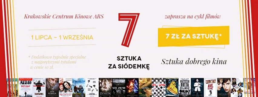Kino ARS, ul. św. Tomasza 11

TYDZIEŃ 5 || 29 lipca – 04...