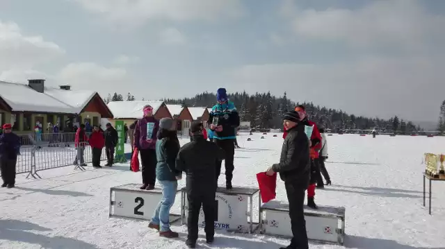 Bieg narciarski o istebniański bruclik - juniorki na podium