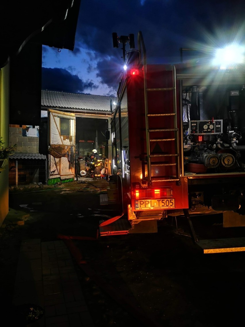 2 kwietnia doszło do pożaru garażu w Galewie
