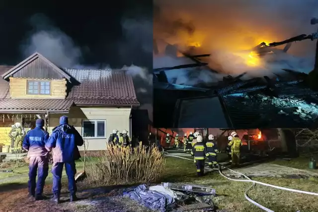 Pożar domu w Sułkowicach pod Andrychowem