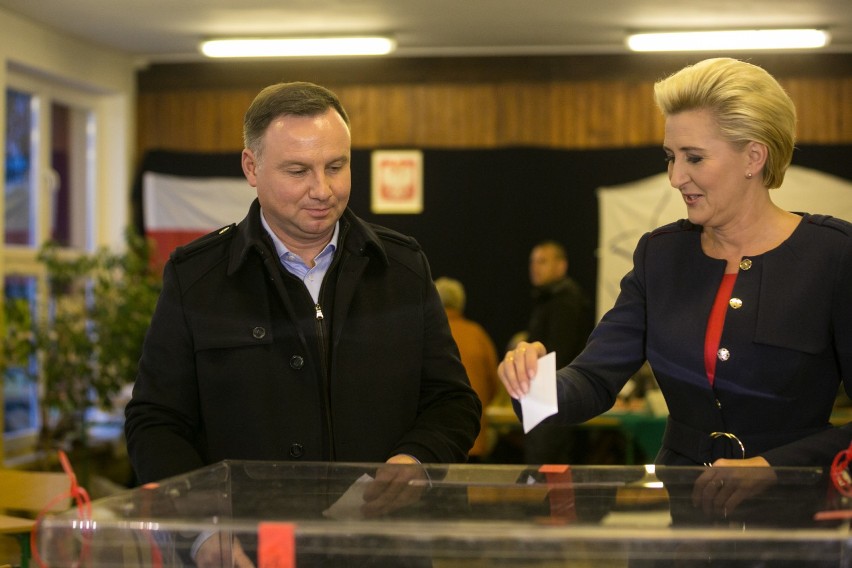 Wybory samorządowe 2018 - druga tura. Prezydent Andrzej Duda...