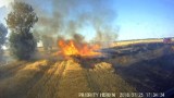 Pożary w powiecie chodzieskim: W Budzyniu paliły się przyczepy ze słomą, w Margoninie - pole (FOTO)