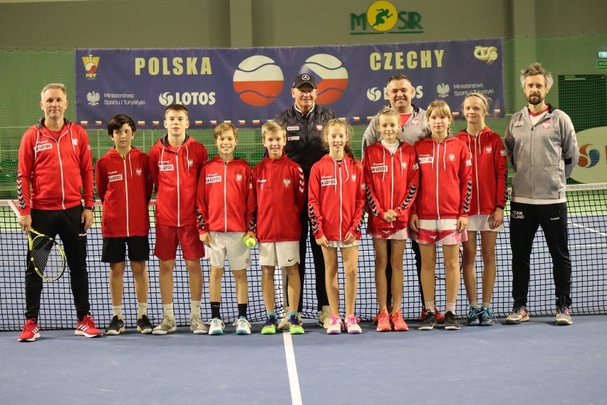 Tenisowe reprezentacje Polski i Czech do 12 lat rozegrają...