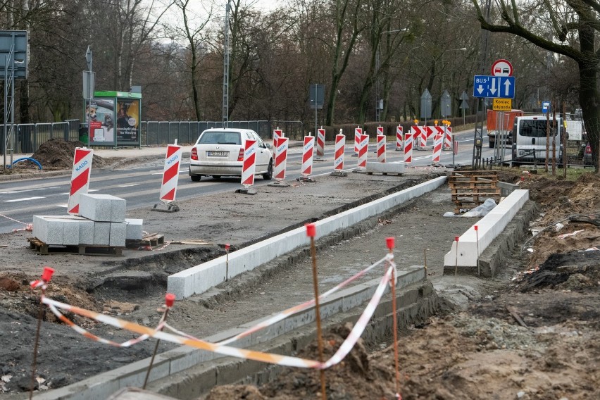 Tramwaj na Naramowice. – Po poprawie pogody roboty budowlane...