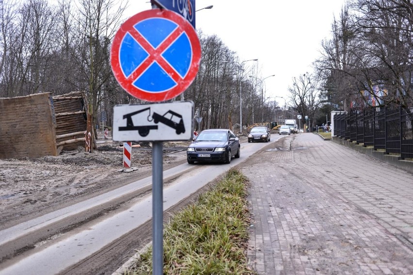 Remont fragmentu ul. Haffnera w Sopocie. Przebudowa układu...