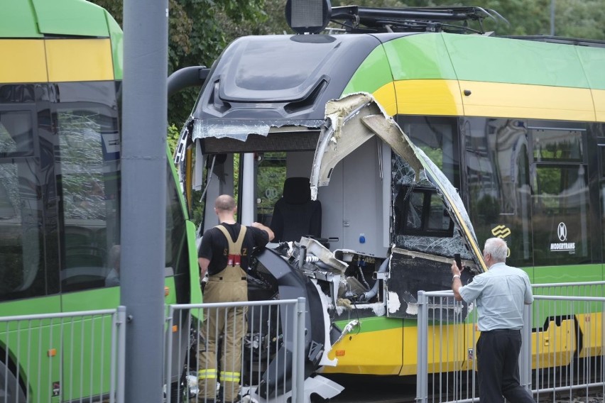 Do zderzenie tramwajów na Starołęce, doszło 5 lipca 2021...