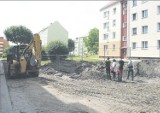 Budowa parkingu przy ul.Grodzkiej wstrzymana z powodu znaleziska archeologicznego