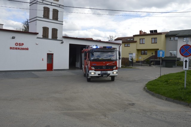 Strażacy z Dzierzgonia wyruszają do kolejnej akcji ratowniczej