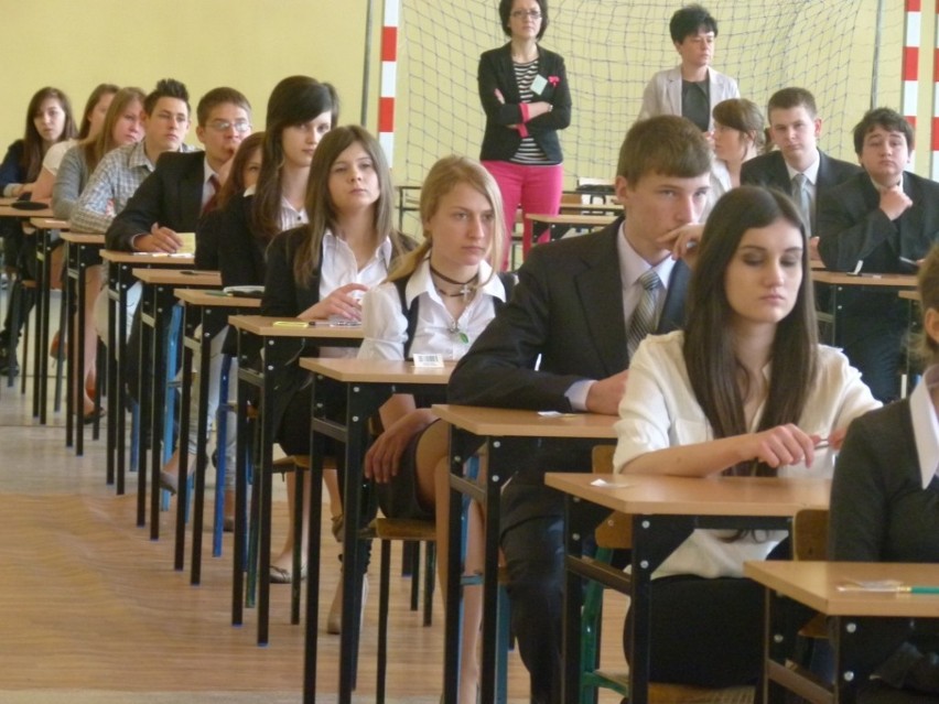 Egzamin gimnazjalny w PG 3 w Radomsku