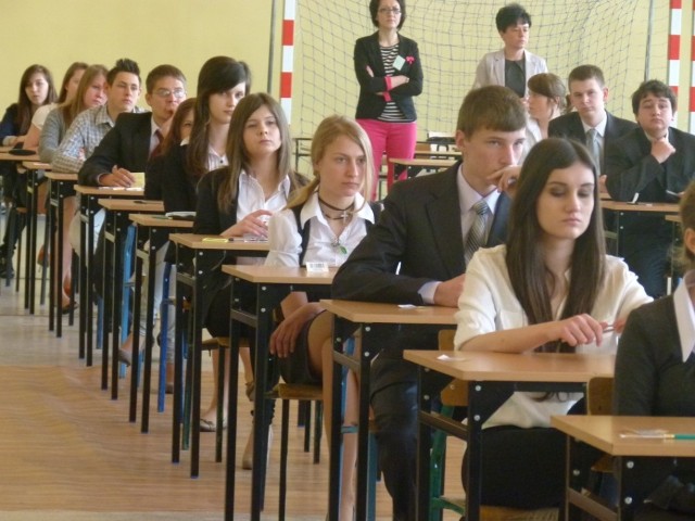 Egzamin gimnazjalny w PG 3 w Radomsku