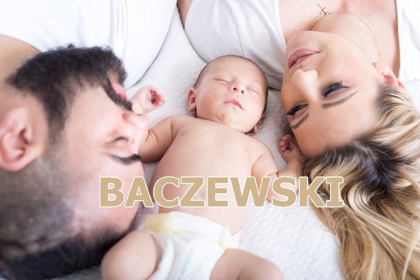 BACZEWSKI - nazwisko pochodzi od nazwy miejscowej Bacze...