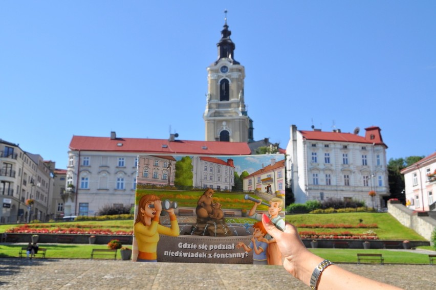 W Przemyślu powstała bajka „Gdzie się podział niedźwiadek z fontanny?”