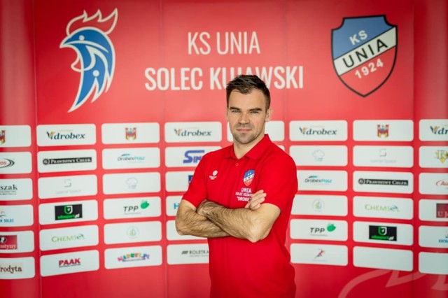 Tomasz Rogóż, nowy pierwszy trener Unii Solec Kujawski.