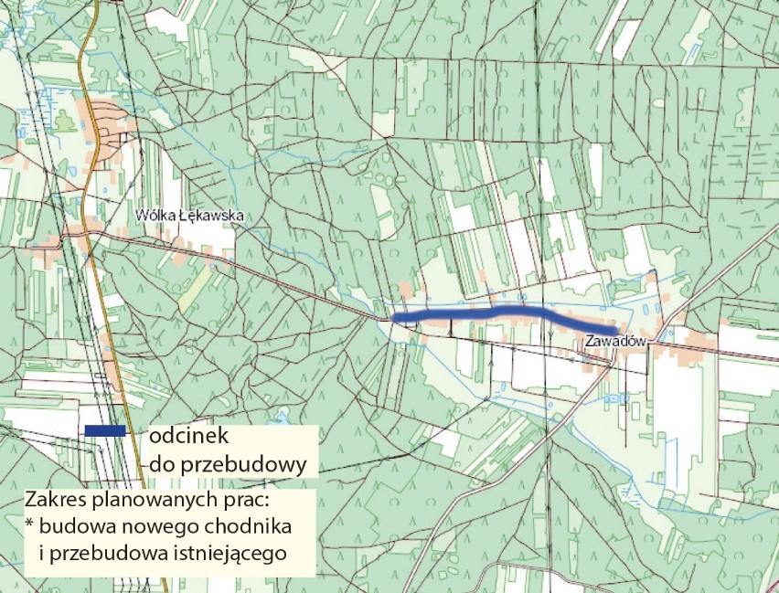 Inwestycje na drogach gmina Bełchatów