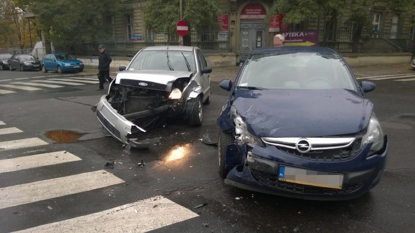 Wypadek na Lipowej w Łodzi.