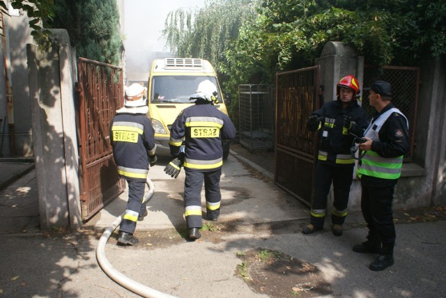 Pożar przy ulicy Granicznej w Kaliszu