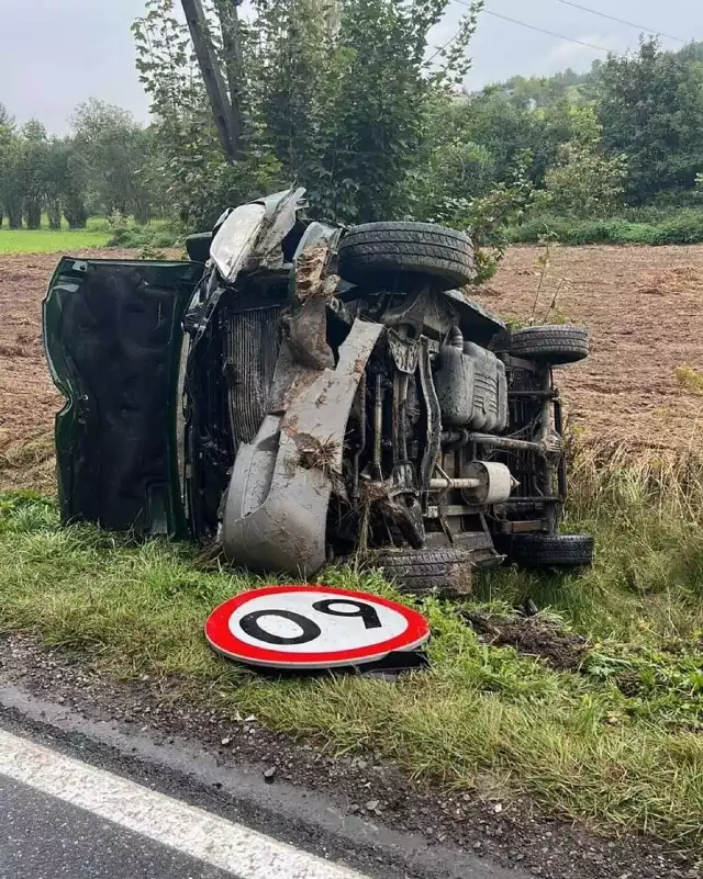 Wypadek w Falniowie w powiecie miechowskim