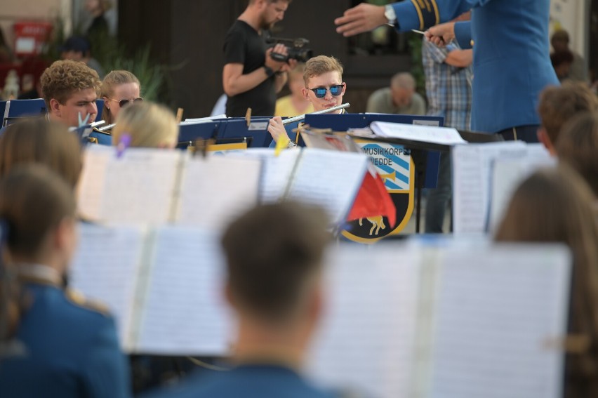 Orkiestra Dęta z Gütersloh grała na Rynku w Grudziądzu