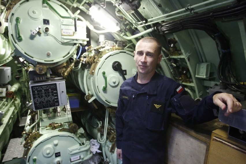 W środku okrętu podwodnego ORP Kondor
