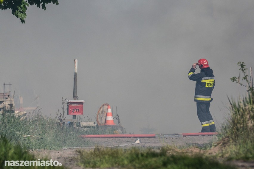 W Toruniu płonął dom wypełniony militarnymi pamiątkami [wideo, zdjęcia]