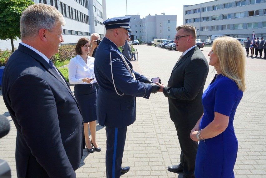 Krzysztof Gorzycki bohater z Brześcia Kujawskiego uhonorowany Medalem „Pomagajmy sobie wzajemnie” [zdjęcia]