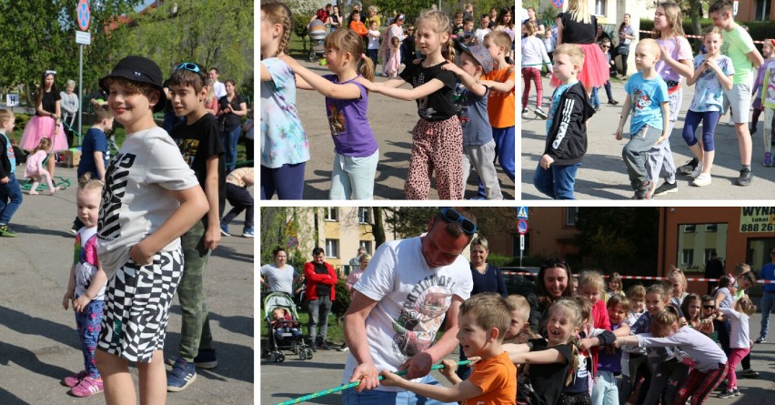 Gry, zabawy i konkursy dla dzieci przy MCK w Aleksandrowie...