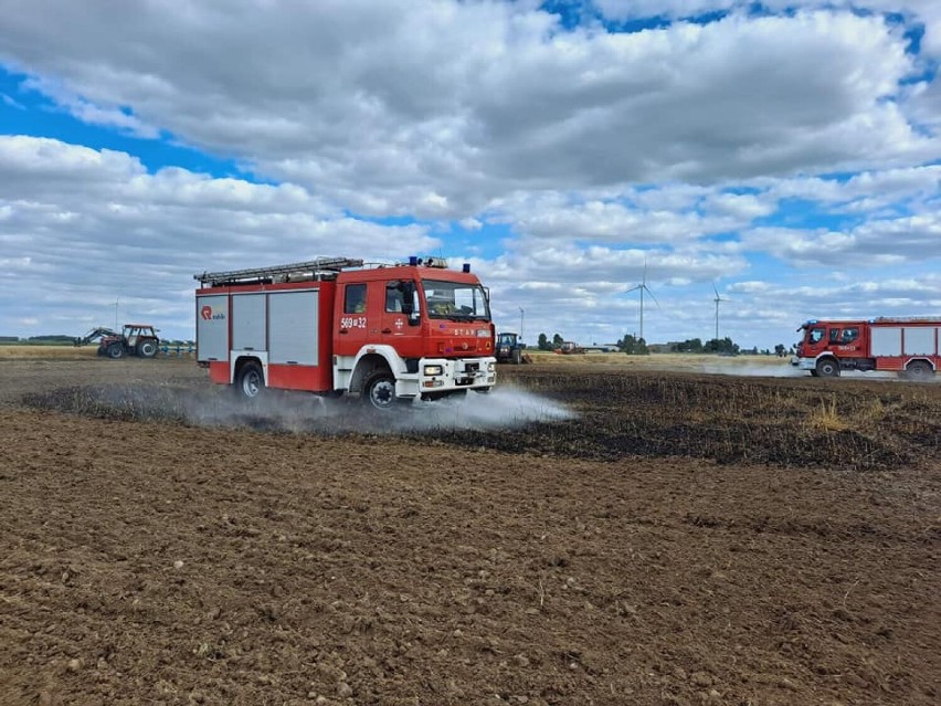 15 lipca 2022 roku strażacy dwukrotnie byli dysponowani do pożaru zboża na pniu w Galewie
