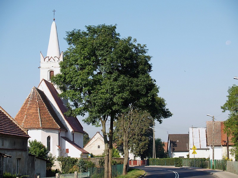 Gotycko-renesansowy kościół p.w. Trójcy Świętej w Buszycach