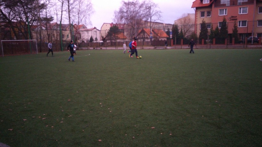 Noworoczny trening piłkarskiw Helu 2015