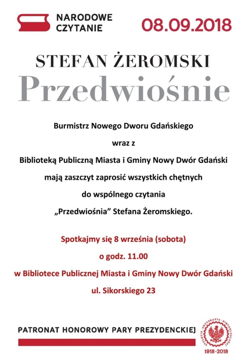Żuławy i Mierzeja. W sobotę, 8 września lokalne biblioteki...