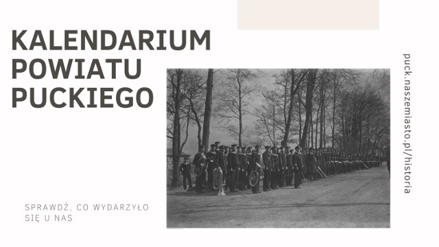 Kalendarium powiatu puckiego - marzec. Co wydarzyło się nad Zatoką Pucką i okolicą przed laty? Odkryj historię powiatu puckiego

KLIKNIJ i przejdź do naszego Kalendarium.