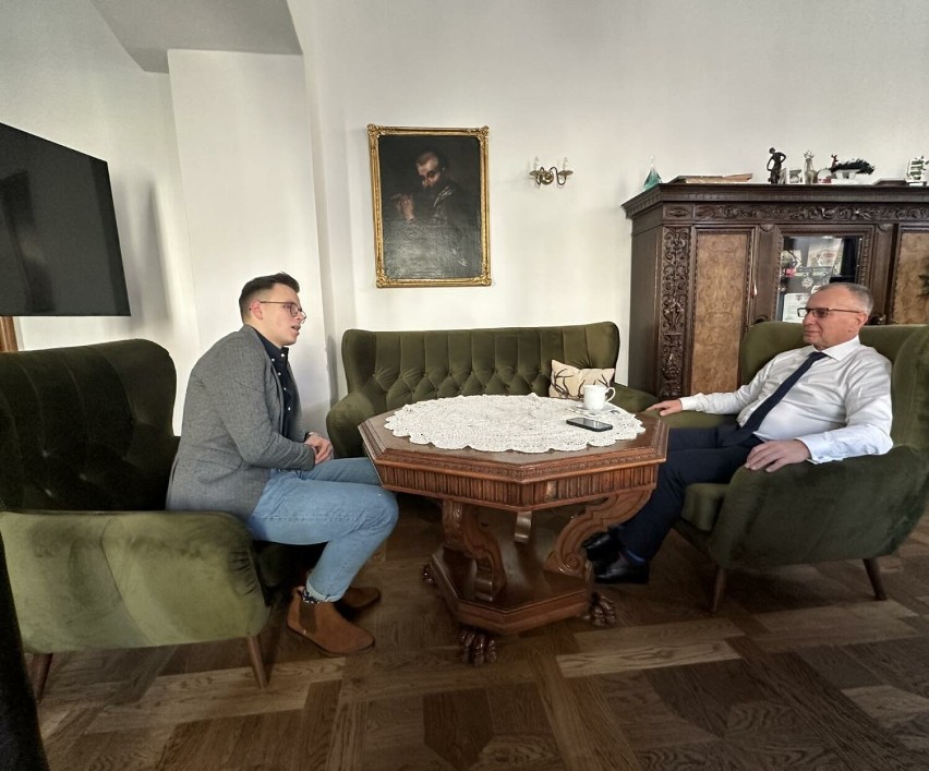 Sławek Gortych spotkał się niedawno z prezydentem Jeleniej...