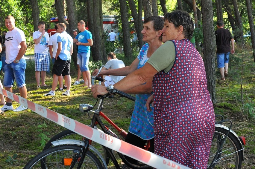 Wypadek na drodze pomiędzy Bełchowem a Łyszkowicami