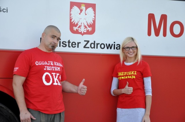 Od lewej: Radosław Grzebień i Małgorzata Hołub