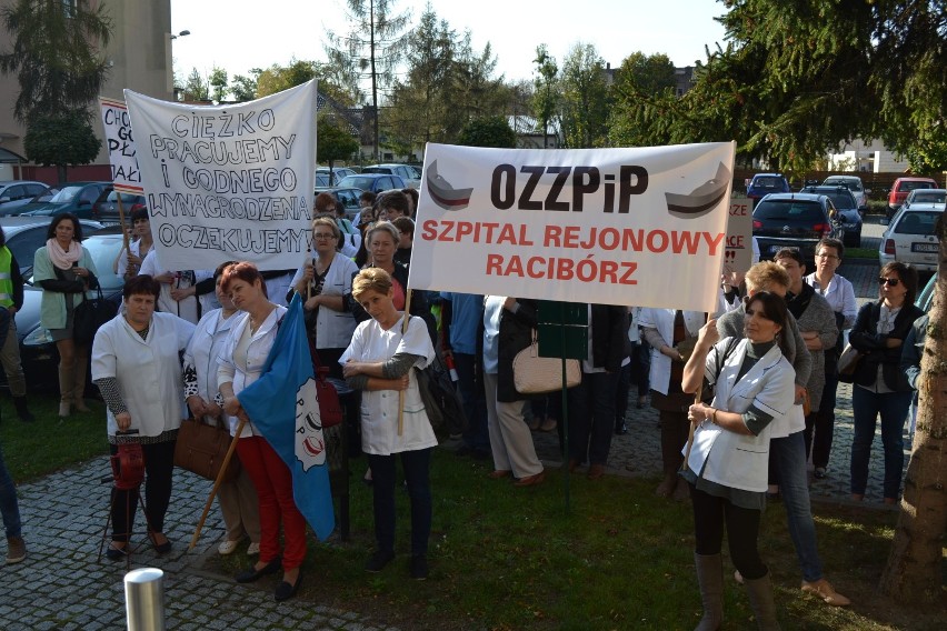 Protes kilka tygodni temu, a dziś referendum strajkowe w szpitalu w Raciborzu