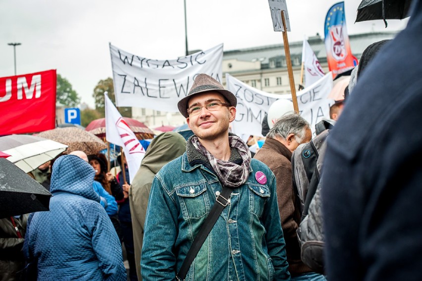 Protest nauczycieli w Warszawie. 10 października odbyły się...