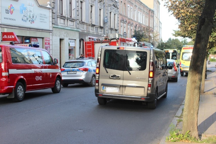 Pożar ul. Wyszyńskiego Gniezno