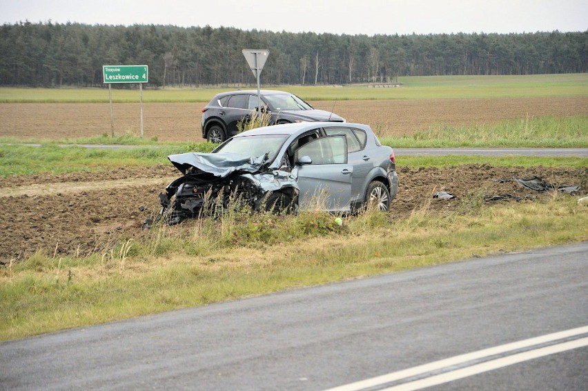 Śmiertelny wypadek na drodze Głogów-Orsk, obok Trzęsowa