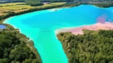 "Polskie Malediwy" w Koninie. Turkusowe Jezioro z lotu ptaka. Piękne i wyjątkowo niebezpieczne [FOTO]