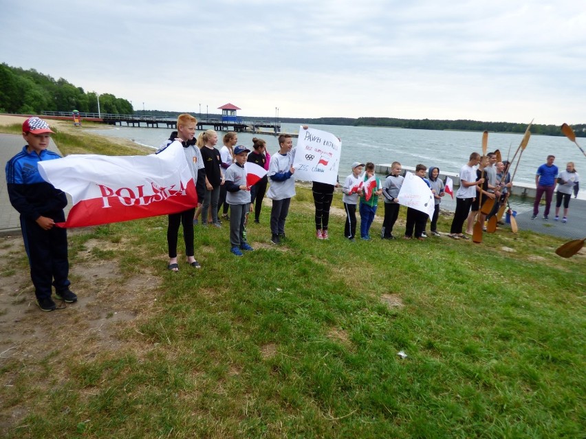 Człuchów. Powitanie olimpijczyka - Pawła Kaczmarka