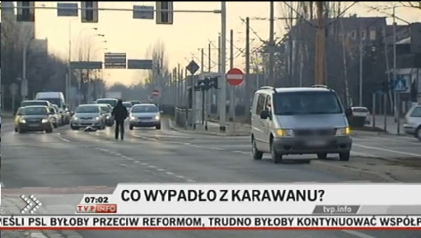 Wrocław: Co wypadło z karawanu na Ślężnej? (FILM)